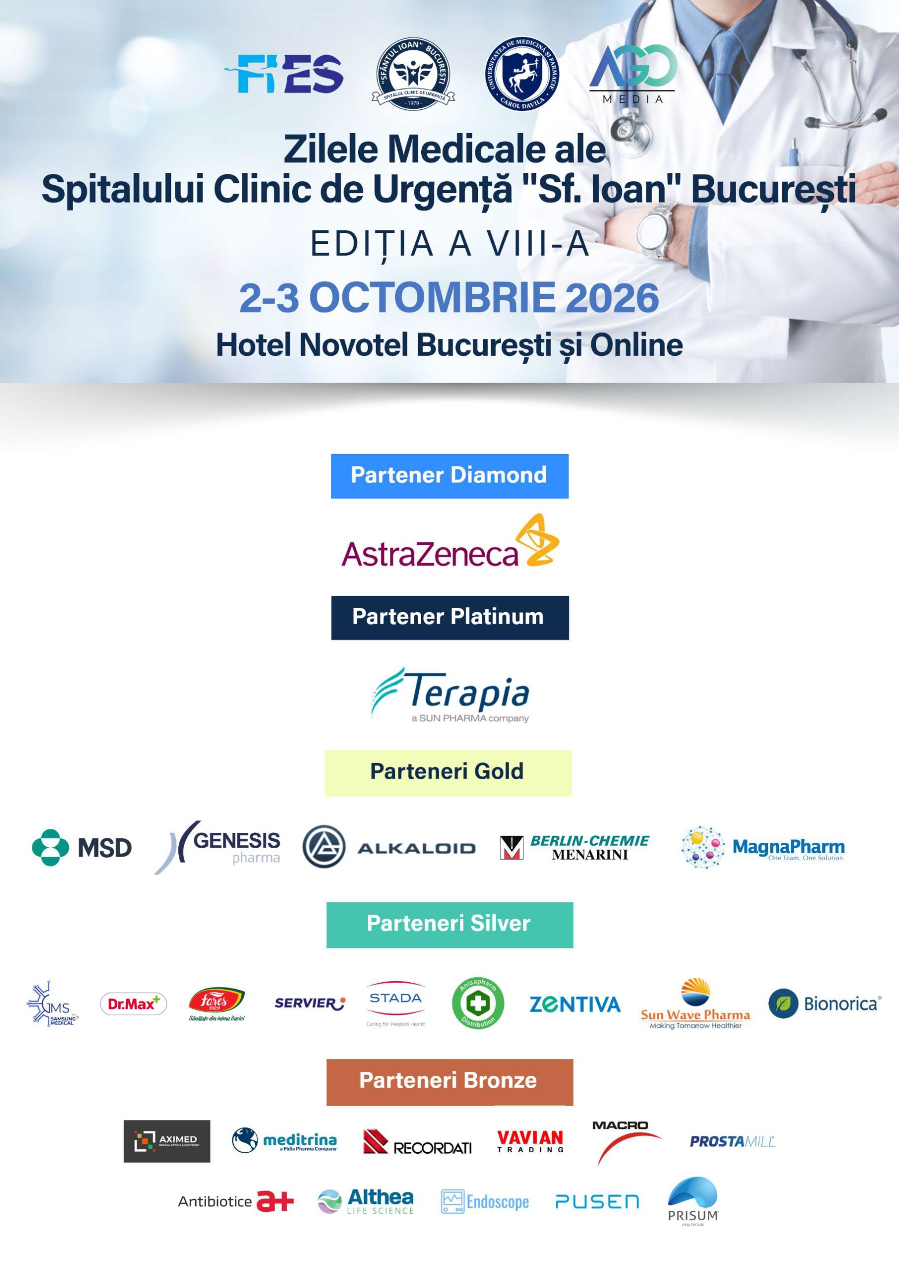 Zilele Medicale ale Spitalului Clinic de Urgență „Sfântul Ioan” București - ția a VIII-a